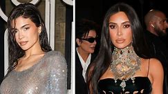 Kylie Jenner and Kim Kardashian Both Wore See-Through Gowns to Maison Margiela’s Show