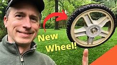 New Wheel for Yardmax YG1550 - Replace broken wheel with Yard Force!