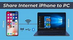 Share Internet from iPhone to Windows PC [via USB, Hotspot, Bluetooth]
