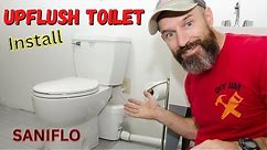How to install an upflush toilet SANIFLO, part of my How to build a basement bathroom series 4 of 4