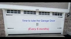 Garage Door Maintenance - How to lubricate your door
