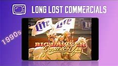 Vintage Commercials from the 1990s - 256 (Miller Lite Beer, Funny Beer Commercial, ABC Network)