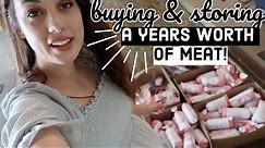 BUYING A YEARS WORTH OF MEAT FOR MY LARGE FAMILY! (How To Buy Meat in Bulk)