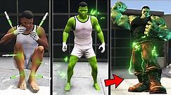 Franklin Take Injections To Transform Into Hulk in GTA V ! GTA V Avengers