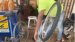 How to change bicycle tires in Nigeria😱