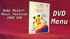 Baby Mozart: Music Festival 2003 DVD Menu