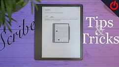 Amazon Kindle Scribe tips and tricks | 14 MUST try features!