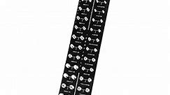 28 Size 4'' x 20'' Bolt and Nut Identifier Gauge Nut Bolt Size and Thread Identifier Thread Pitch Gauge Standard Inch and Centimeter Ruler (Black,Classic)
