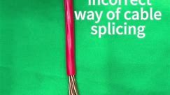 How to splice cable together? ##cable##trending##wires##eletricity##fatorywork