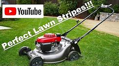 Can a Honda lawn mower make lawn stripes?!?