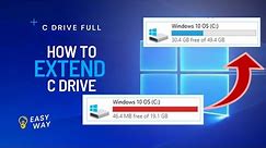 HOW TO EXTEND YOUR FULL AND RED C DRIVE WITHOUT LOSING ANY DATA | #CDriveExtension #DiskManagement
