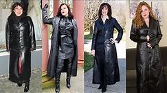 Stylish Most Demanding Leather Long Coat for Women's #leatherfashion #fashionable