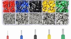 1200 Pcs/lot electric wire and cable wiring crimp terminals connector cold pressed pre-insulated sleeve tube terminal box set - Walmart.ca