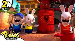 Let the Rabbidbowl Begins! | RABBIDS INVASION | 2H New compilation | Cartoon for Kids