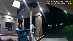 Burglar falls from bank drive-thru ceiling into recycling bin