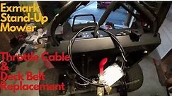 Exmark Throttle Cable, Deck Belt and General Maintenance