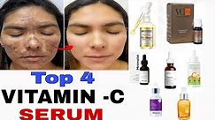 *Top 4 * Best Vitamin C Serum For Clear Glowing And pimple free skin |vitamin c serum Review