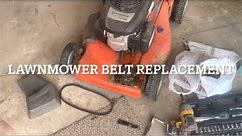 How to replace lawnmower belt quick & easy￼