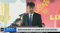 Brandon Tsay honored at Lunar New Year festival in Alhambra