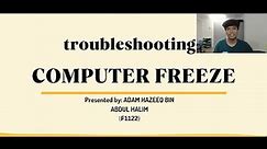 TROUBLESHOOTING COMPUTER FREEZE