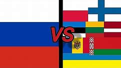 Russia vs Finland, Baltics, Belarus, Ukraine, Moldova and Poland