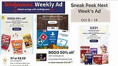 Walgreens Weekly Ad Preview 10/8 - 10/14