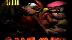 Donkey Kong Country 2: Game Over screen