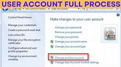 How to create user account in Laptop | Laptop me new user account kaise banaye | User account