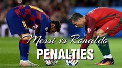 Cristiano Ronaldo vs Lionel Messi - Penalty Shootout