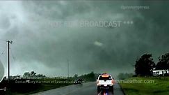 05-09-16 Sulhpur, Oklahoma EF3 1.5 mile wedge tornado, extreme close up