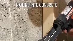 How to attach wood to concrete. #dayinmylife #CollegeGotMeLike #howto #tutorial #diy