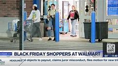 Black Friday shoppers at Walmart