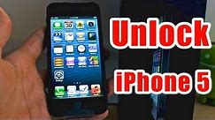 How To Unlock iPhone 5 - Works for all versions
