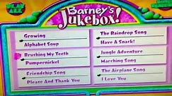 Barney Songs 2006 DVD Menu