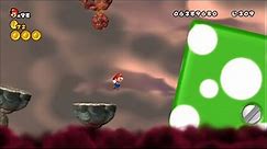 New Super Mario Bros Wii Custom Level: Volcano Athletic Level