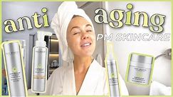 LESS THAN 5 MINUTE ANTI-AGING PM SKINCARE ROUTINE FT. @juicebeauty