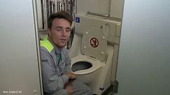 Ever wondered how airplane toilets were actually emptied?