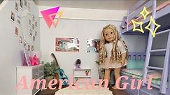 American Girl Doll Bedroom tour! Tenney, Claudie, & Maryellen