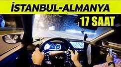 Arabayla Mola Vermeden 17 Saatte İstanbul'dan Almanya VLOG BÖLÜM 1