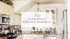 DIY Farmhouse Kitchen Remodel