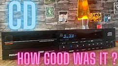 I review early CD player and its impact on HI FI world