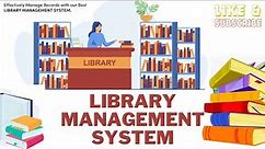 3. Library Management System - Creating Database and Connection With Project