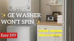 🌏 GE WASHER NOT SPINNING - EASY REPAIR ✨