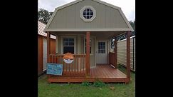 Deluxe Cabin Shed by WeatherKing at Chiefland Farmers Flea Market
