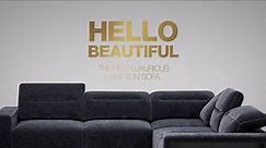 The luxurious modular Hampton sofa by BoConcept