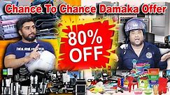 All Branded Items 80% Discount Dhamaka Offer Home Appliances, Crockery, Stationery at Chance To Chance Store Shahalibanda Rd, Syed Ali Chabutra Hyd