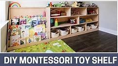 How to build a DIY Montessori toy shelf