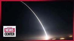 U.S. test-launches ICBM in show of nuclear deterrent readiness