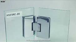 360 degree glass to glass folding shower door hinges