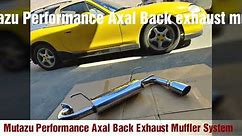 Mutazu Mazda Miata 1999-2005 NB Axal Back Exhaust Muffler Installation and Sound Test